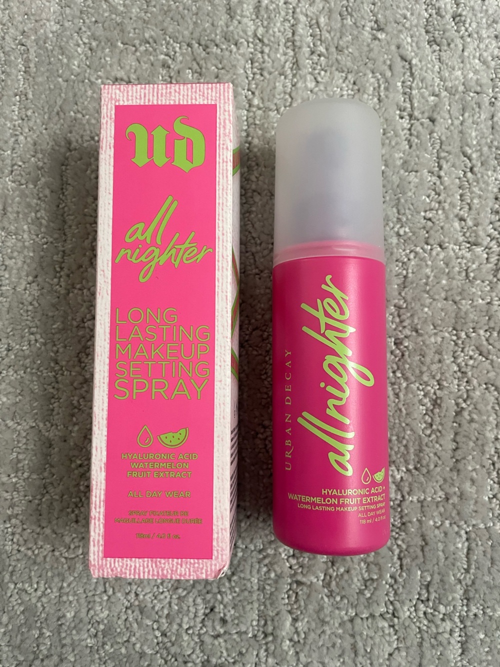 Urban Decay All Nighter Makeup Setting Spray — Hyaluronic